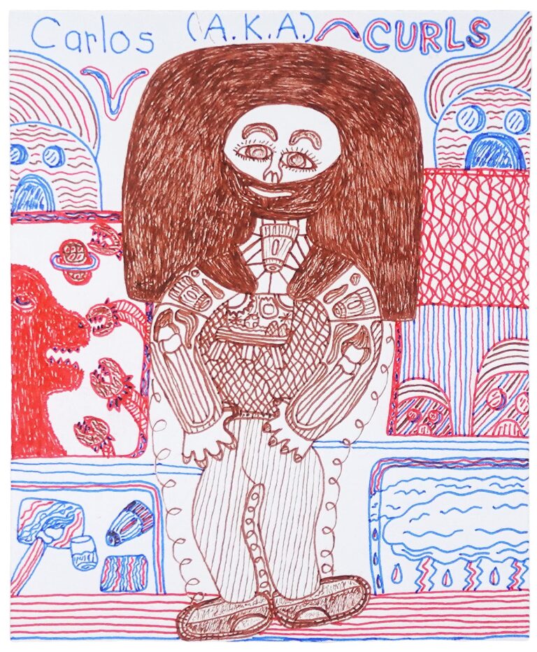 Carlos (A.K.A) Curls (2), 2025 by Cory Tyler