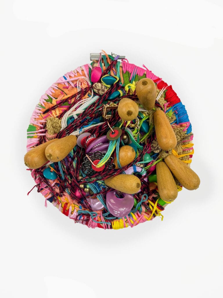 Buttons Jewels Beads #10, 2021, by artist, Maria Alcantara