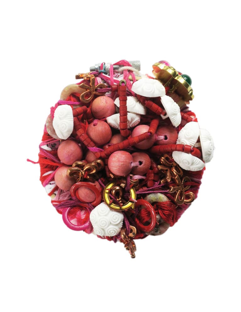 Buttons Jewels Beads #30, 2023, by artist, Maria Alcantara