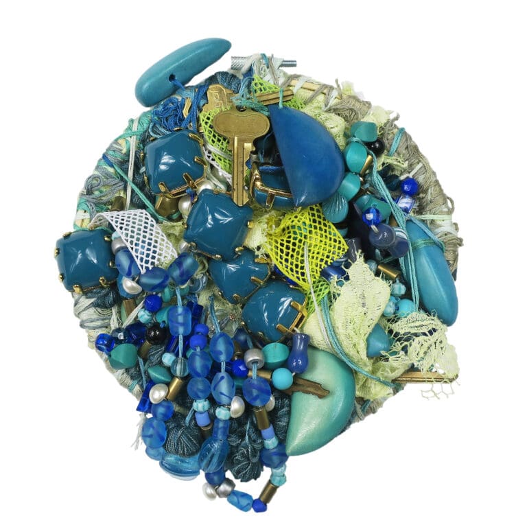 Buttons Jewels Beads #36, 2023, by artist, Maria Alcantara