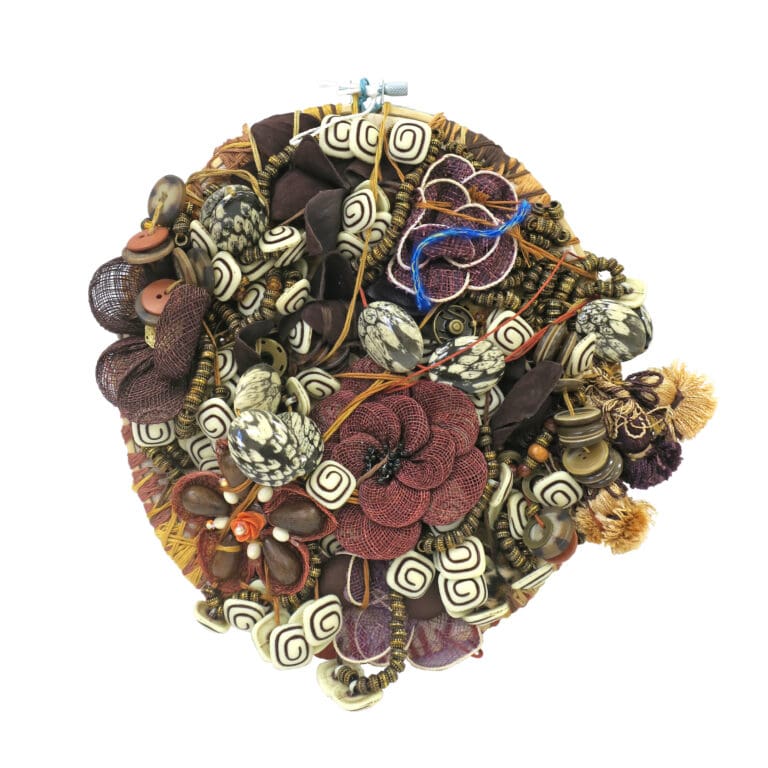 Buttons Jewels Beads #42, 2023, by artist, Maria Alcantara