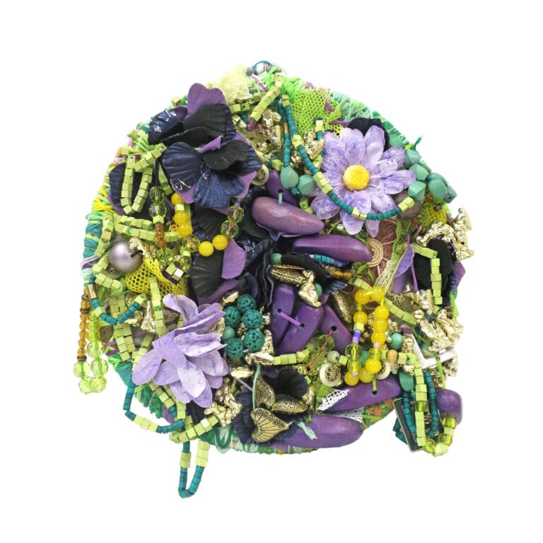 Buttons Jewels Beads #46, 2023, by artist, Maria Alcantara