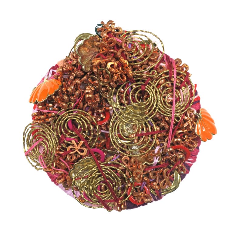 Buttons Jewels Beads #96, 2024, by artist, Maria Alcantara