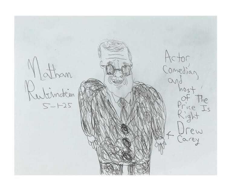 Drew Carey, by artist, Nathan Rubenstein, 2025