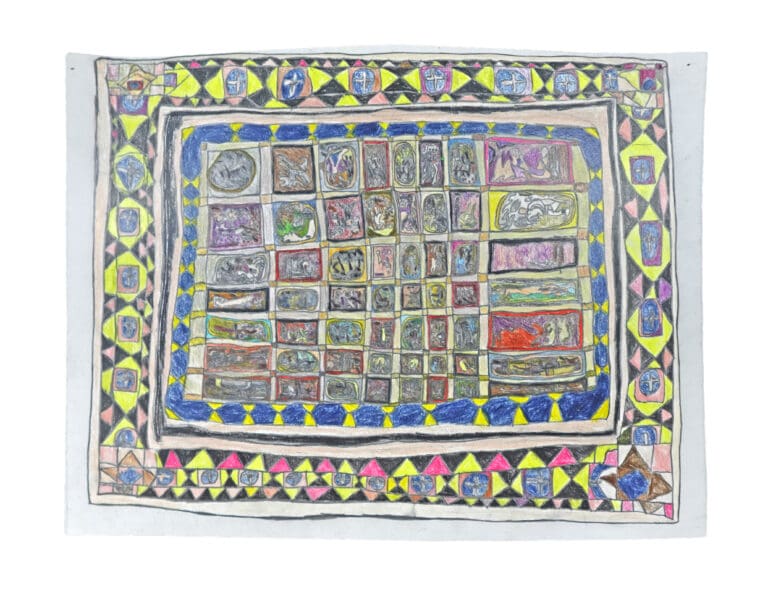 Rendition of Game Board by Unknown artist (19th century), 2025 by artist Keenen Foster