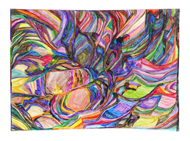 Untitled (Waterfalls Series), 2024, by artist, Teresa Harris