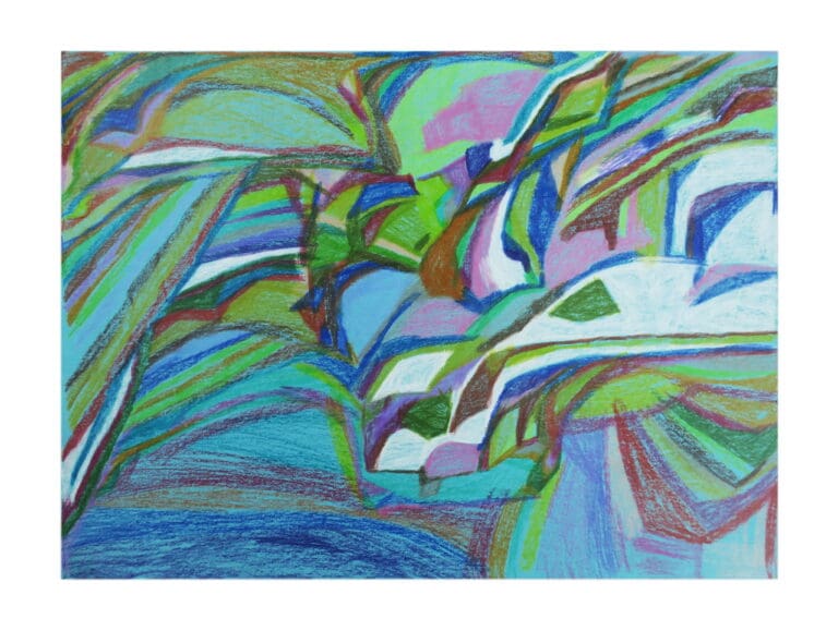 Untitled (Waterfalls Series) created by Teresa Harris in 2022