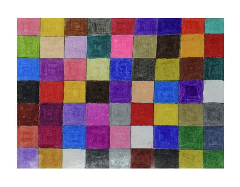 A Design Picture Of Color, 2025, by artist, Branson Kelly