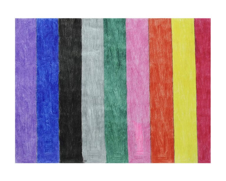 A Design Picture Of Colored Lines (2), 2025, by artist, Branson Kelly