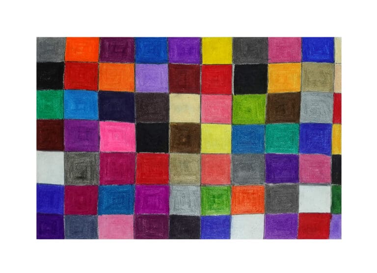 A Nice Design Picture Of Color Boxes, 2025, by artist, Branson Kelly