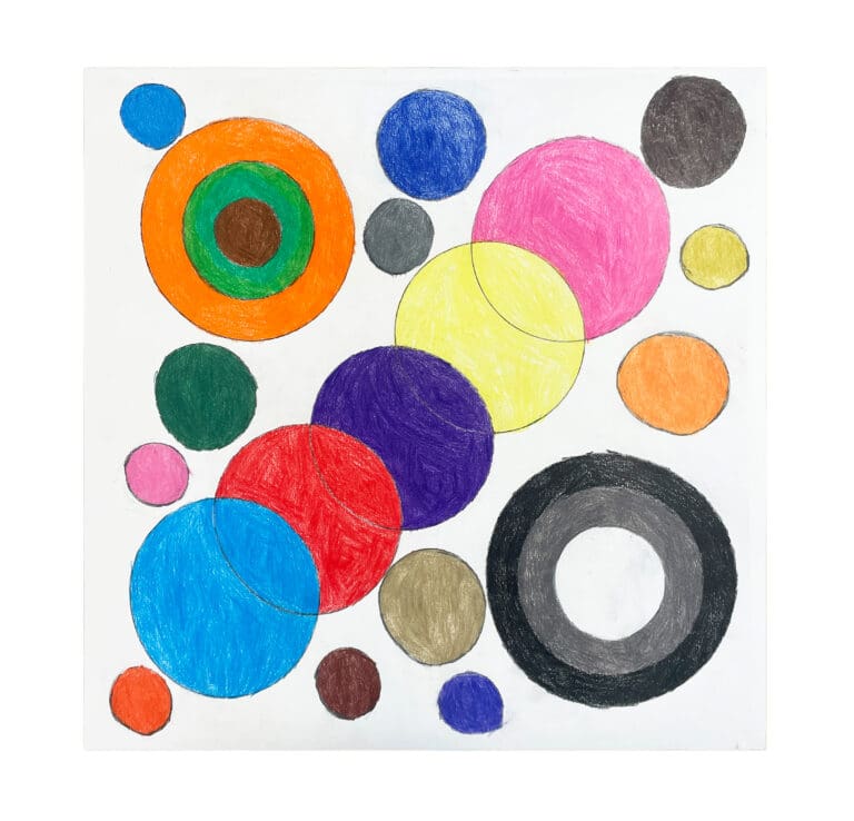 Designs Of Picture Colors Circles, 2025, by artist, Branson Kelly