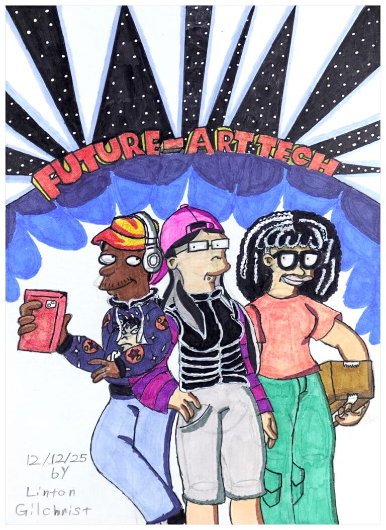 Future Artech, 2025, by artist, Linton Gilchrist