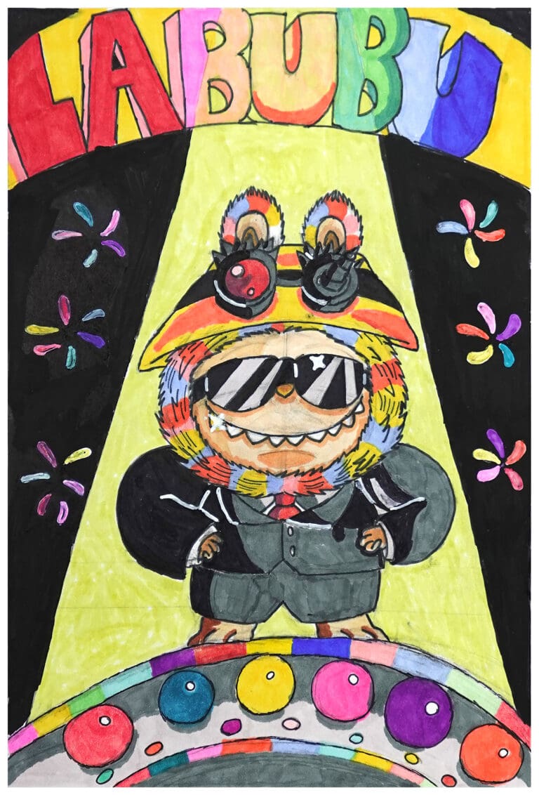 Labubu, 2025, by artist, Linton Gilchrist