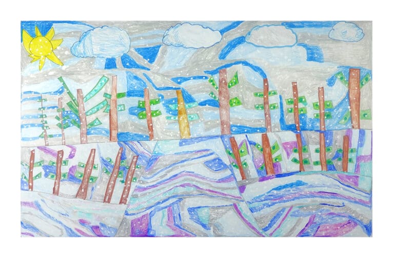 Winter Wonderland, 2025, by artist, Majolyn Nunez