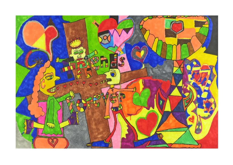 Friends Forever, 2025, by artist, Ray Lezcano