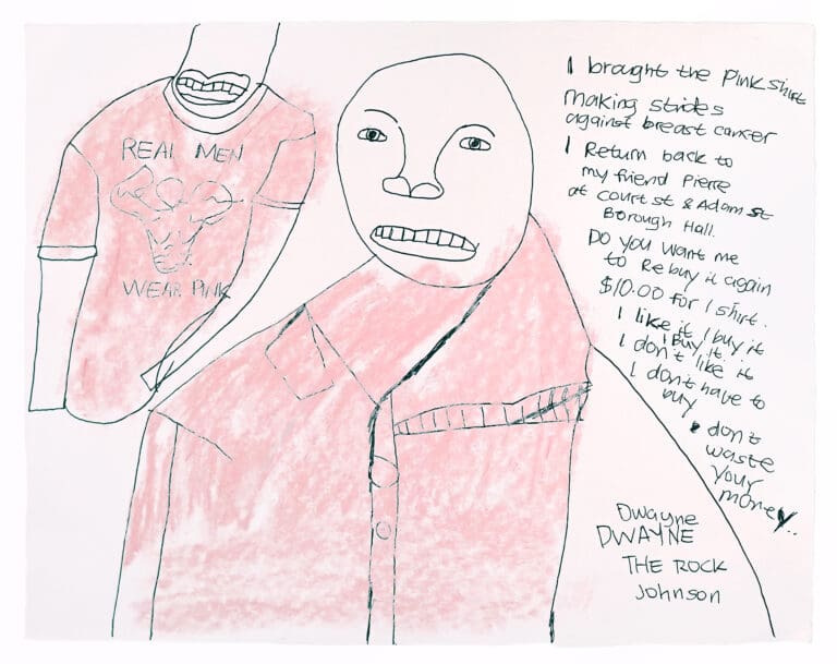 Real Men Wear Pink, 2025 by Jin-Xiang Chen