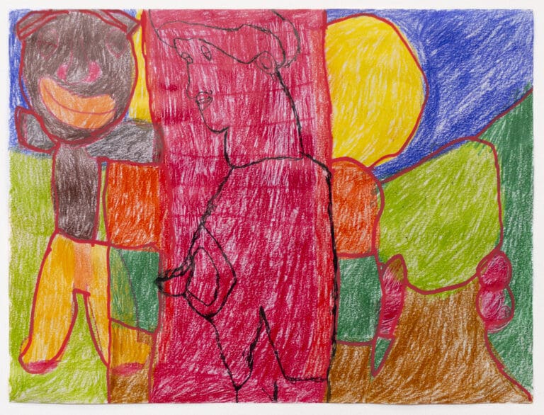 Two Person Outside, 2025 by Joel Ortiz