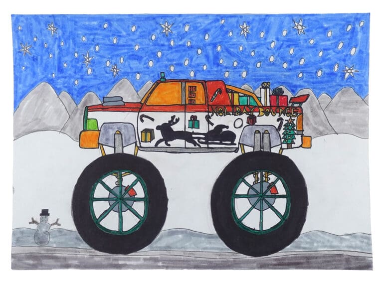 Holiday Bounce (Monster Truck Series), 2025 by Quashie Tagoe