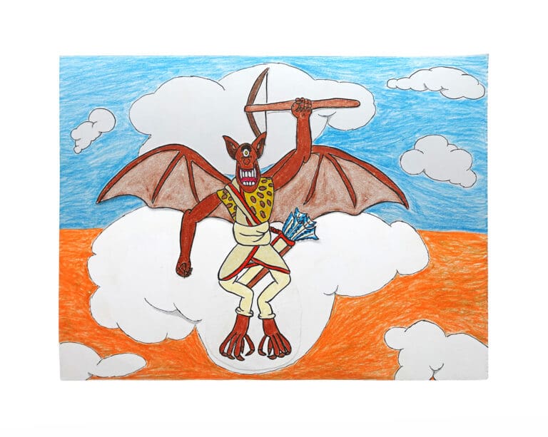 Popbawa -The Bat Demon of Zanzibar -African Creatures 2026 by artist, Adam Cedeno