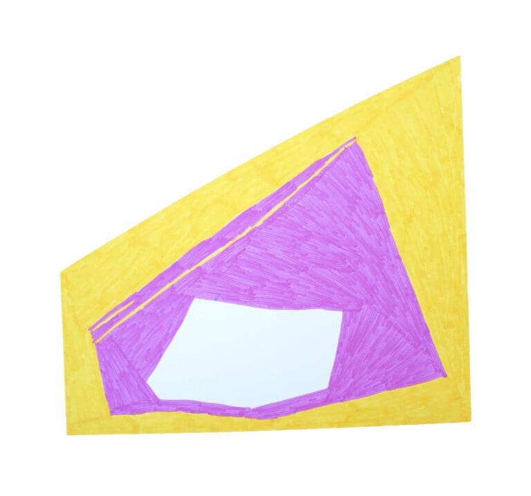 Untitled (Abstract Pink Yellow White #4), 2026 by Edward Uranga