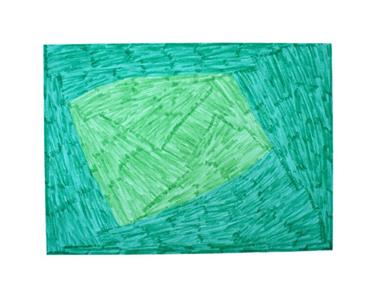 Untitled (Abstract Green #2), 2026 by Edward Uranga